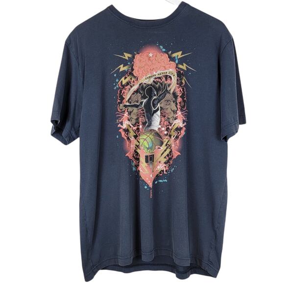 NIKE LEBRON JAMES "Loyalty Never Dies" T-shirt - Size XL - Picture 1 of 7